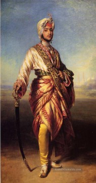 Franz Xaver Winterhalter Werke - Der Maharadscha Duleep Singh Königtum Porträt Franz Xaver Winterhalter